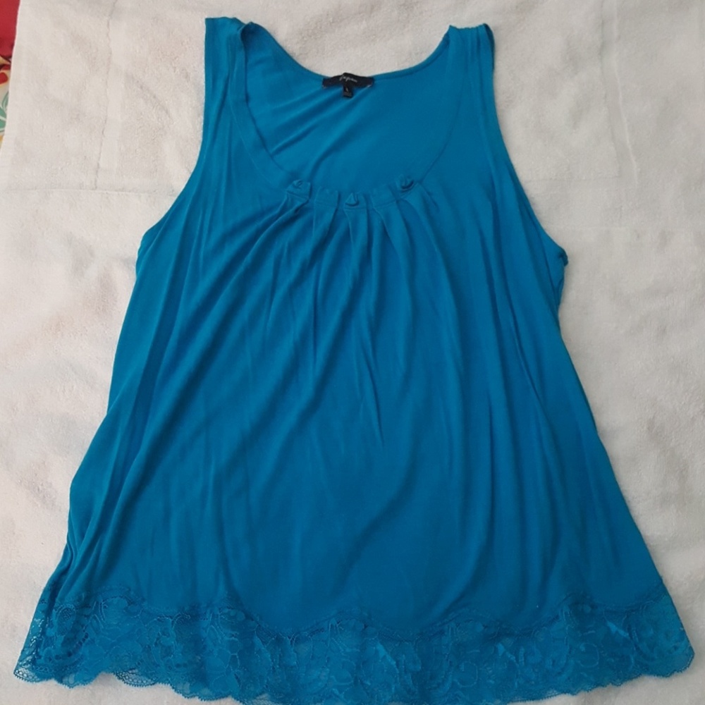 Women's Express Top Size Large Blue